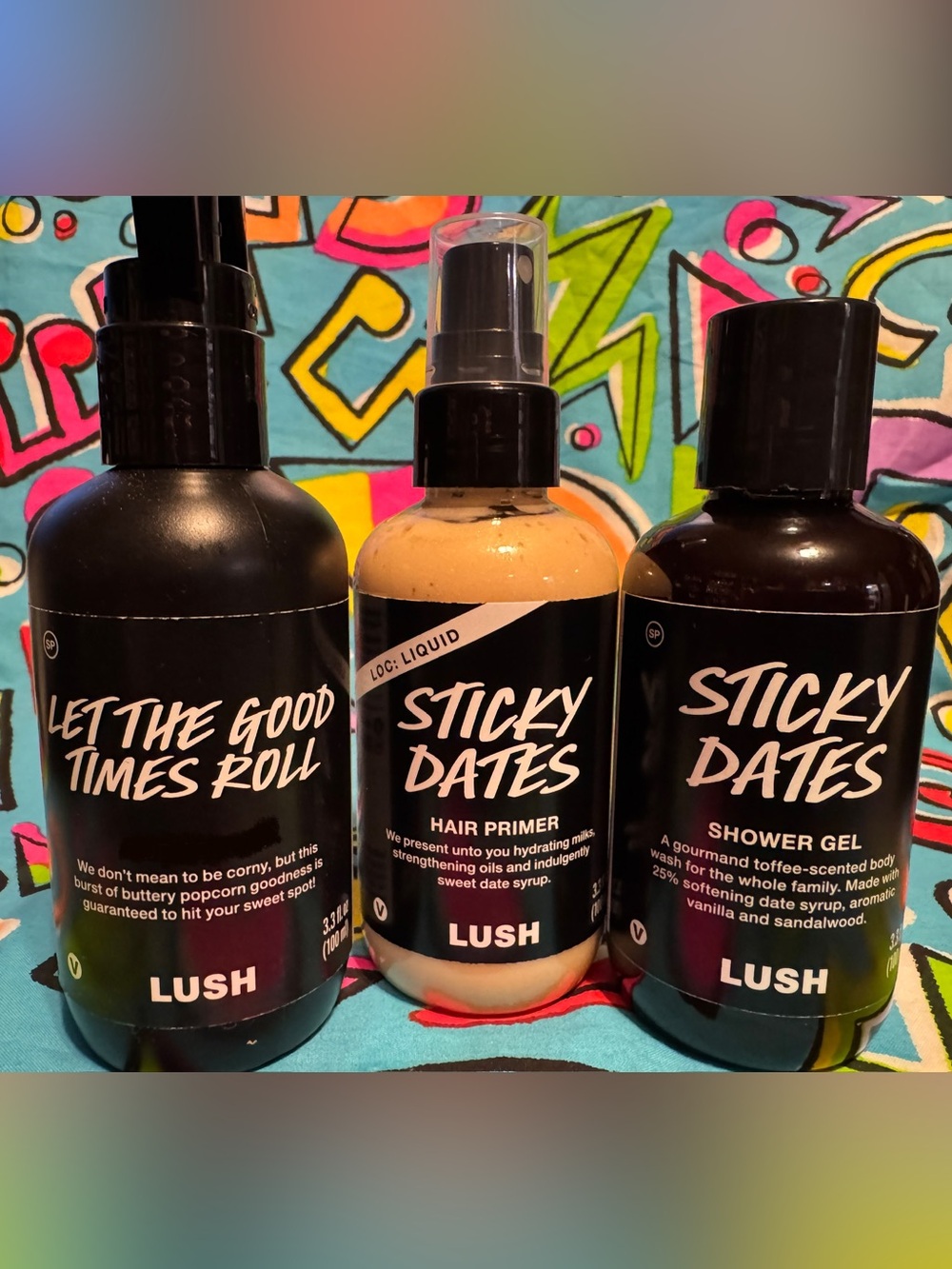 Lush Gourmand bundle - Let The Good Times Roll & Sticky Dates